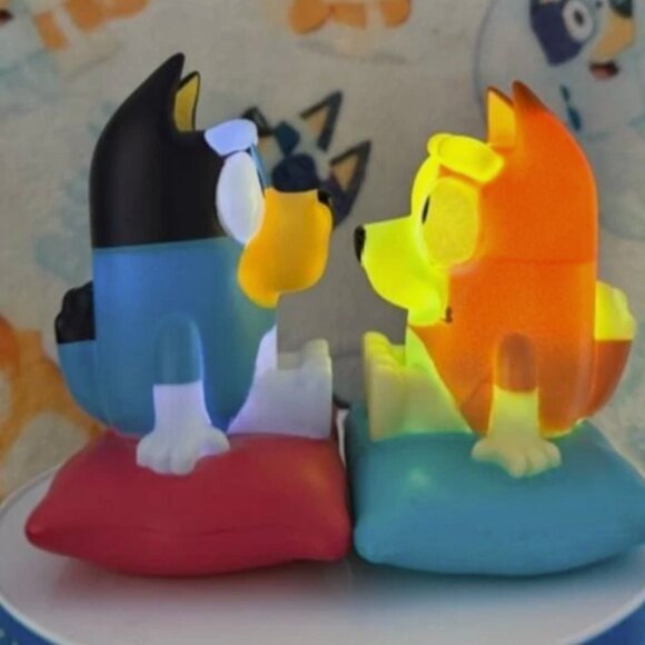 Bluey Bingo Nightlights / Flashlights (2pc FREE SHIP) Bluey Heeler Bingo Dog - Picture 3 of 8